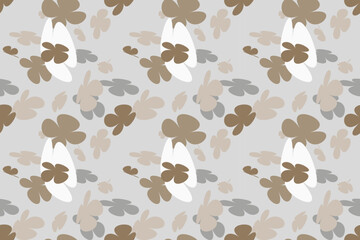 Beautiful Floral Pattern Design With Simple Pretty, Little Floral Liberty Seamless Texture Background. Spring, Summer Romantic Blossom Flower Garden Seamless Pattern for Your Designs