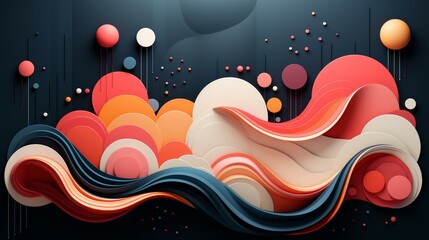 Elevate your videos with modern outro art featuring geometric designs and flat illustrations in high resolution.