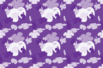 Beautiful Floral Pattern Design Little Floral Liberty Seamless Texture Background. Spring, Summer Romantic Blossom Flower Garden Seamless Pattern for Your Designs