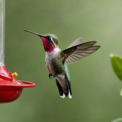 Fototapeta premium Vividly colored bird in nature.