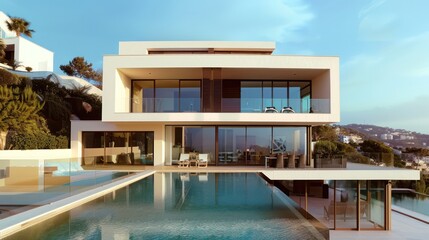 Fototapeta premium Modern homes and Town houses.