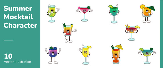 Summer Mocktail Character