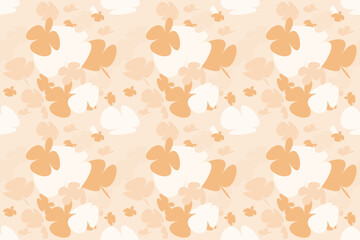 Flower Pattern Texture Vintage 70s Style Flower Background Illustration. Colorful Pastel Color Groovy Artwork Bundle, Y2k Nature Backgrounds With Spring Plants.