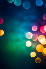 circles of bokeh light