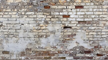 Aged brick wall with mortar Ideal backdrop picture