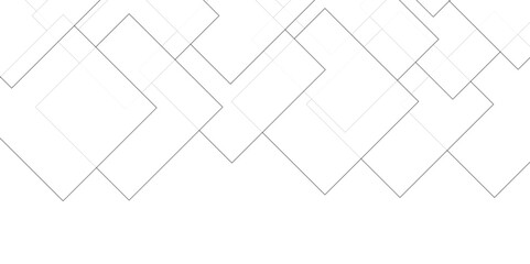 Abstract white diamond and triangle shape background .modern geometric technology business concept black lines .white color technology concept and square shapes vector background .