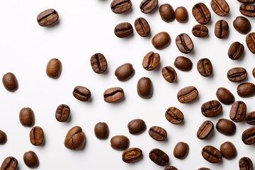 Naklejka premium a group of coffee beans