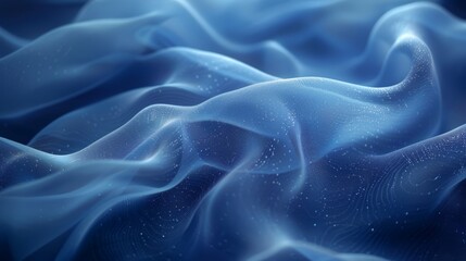 Obraz premium Smooth, elegant dark blue silk.