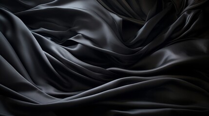 Obraz premium Satin fabric featuring ruched design.