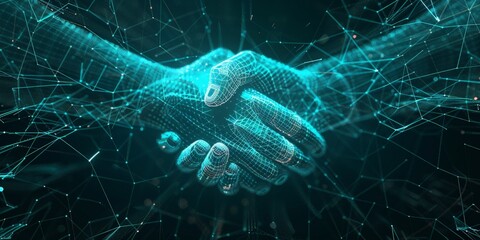 Digital Handshake: A Symbolic Representation of Connection and Collaboration