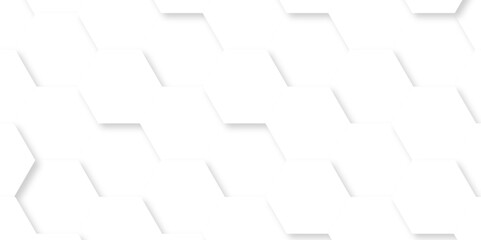 Abstract minimal luxury wall grid digital web white hexagons. Abstract hexagon polygonal pattern background vector. seamless bright white abstract honeycomb background.	
