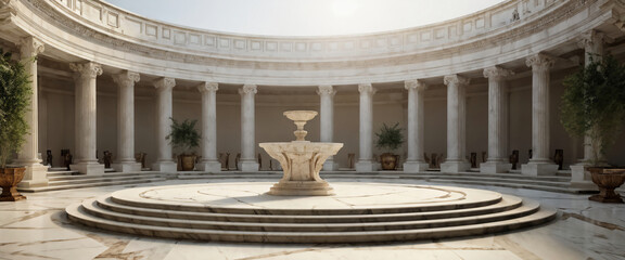  Background podium column 3d roman luxury Greek white ancient display product classic. Podium platform background column pillar stage minimal stand beauty design Greece render scene plant cosmetic rom