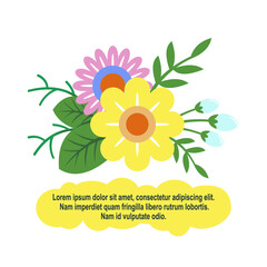 white background with flowers 