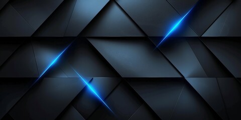 Obraz premium Abstract Dark Blue Geometric Background