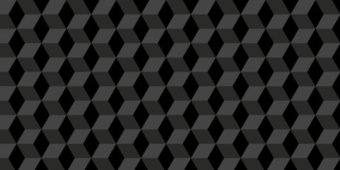 Dark black modern cube technology business wall an floor concept wallpaper. Abstract vector soft black mosaic grid pattern. Geometric square backdrop cubic design. Illustration tile metal element.	
