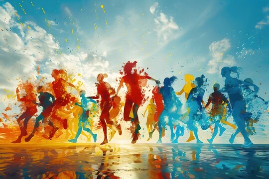 Vibrant Expressions of Movement and Wellness in