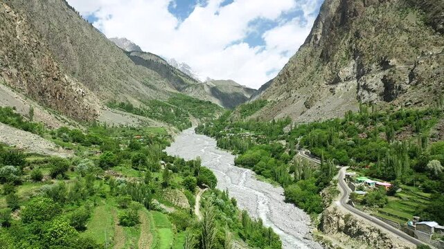 Naltar Valley Drone Flight near Gilgit Baltistan