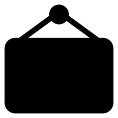 board  glyph  icon isolated on white background