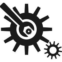 Obraz premium Gear Machinery Icon