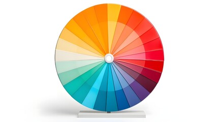 Obraz premium wheel isolated on white background with white background Generative AI