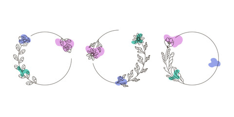 DECORATIVE ART FLORAL 2 , VECTOR ILLUSTRATION OF MODERN ABSTRACT ART BACKGROUND SET WITH BOTANICAL LEAVES, CAN USE FOR PRINT, COVER, WALLPAPER, INVITATION, SOCIAL MEDIA ICON AND MANY MORE.