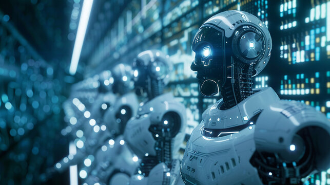 An AI-driven system enhancing data encryption methods. technology AI