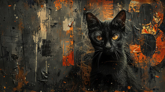 black cats bring bad luck, especially on Friday the 13th, is a superstition rooted in medieval Europe. They were often associated with witches and considered omens of misfortune.