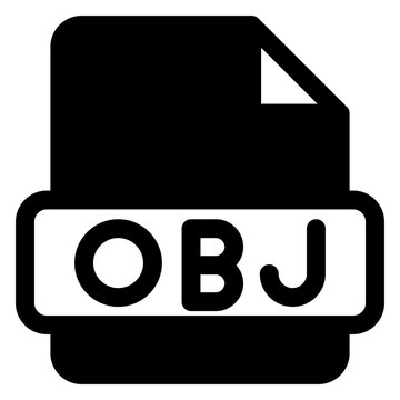 obj glyph icon vector illustration  isolated on white background