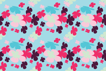 Beautiful Flowers Pattern Background Little Floral Liberty Seamless Texture Background. Spring, Summer Romantic Blossom Flower Garden Seamless Pattern for Your Designs