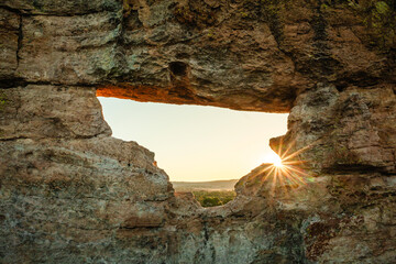 The Isalo valley, with the queen and the window