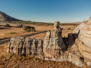 The Isalo valley, with the queen and the window
