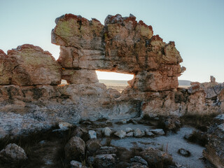 The Isalo valley, with the queen and the window
