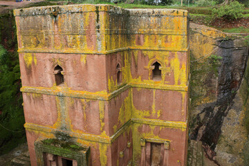 Church of saint George, Semen wello, Lalibela, Ethiopia, 