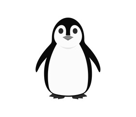 penguin vector icon logo cartoon character fish salmon illustration doodle