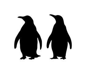 penguin vector icon logo cartoon character fish salmon illustration doodle