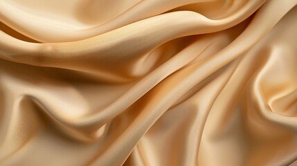 Obraz premium Luxurious Beige Fabric Drape Elegance