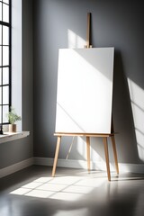 Empty picture in art studio