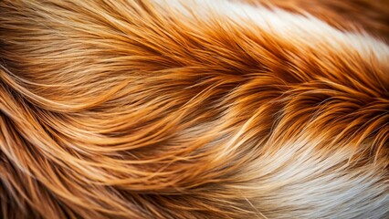 This Is An Image Of A Close Up Of A Red Fox'S Fur. The Fur Is Soft And Fluffy, And It Is A Beautiful Shade Of Red.