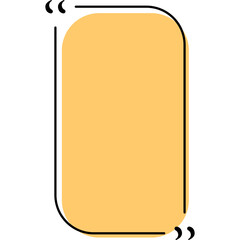 Quote Box Frame. Quote Symbol and Mark Quote. Texting Quote Box. Comment, Text Box. Vector Icon
