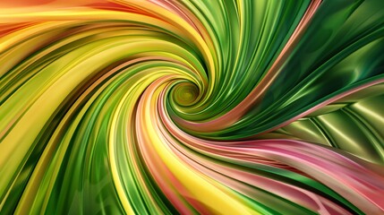 Naklejka premium Abstract Swirling Pattern in Vibrant Colors