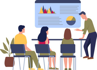 Business Team Work Briefing