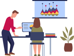 Business Team Work Briefing