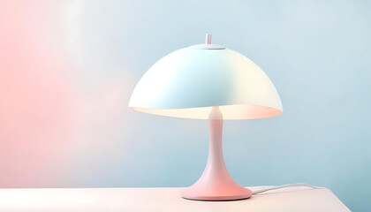 lamp on the table