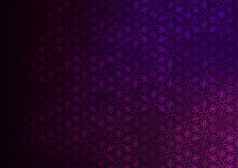 Abstract flower pattern purple line background