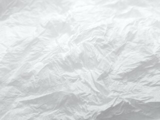 Abstract crumpled texture white tissue background