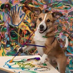 dog drawing