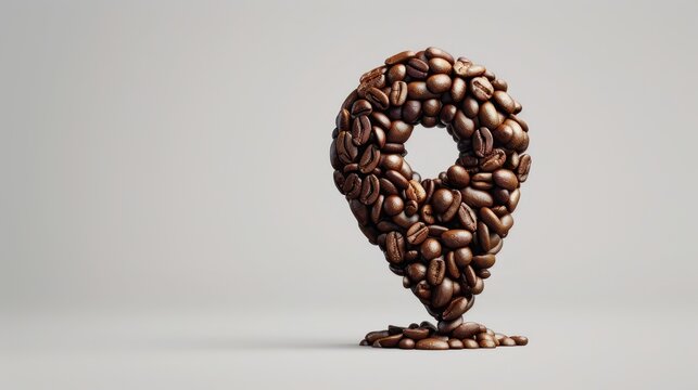 The Location Marker Coffee Beans