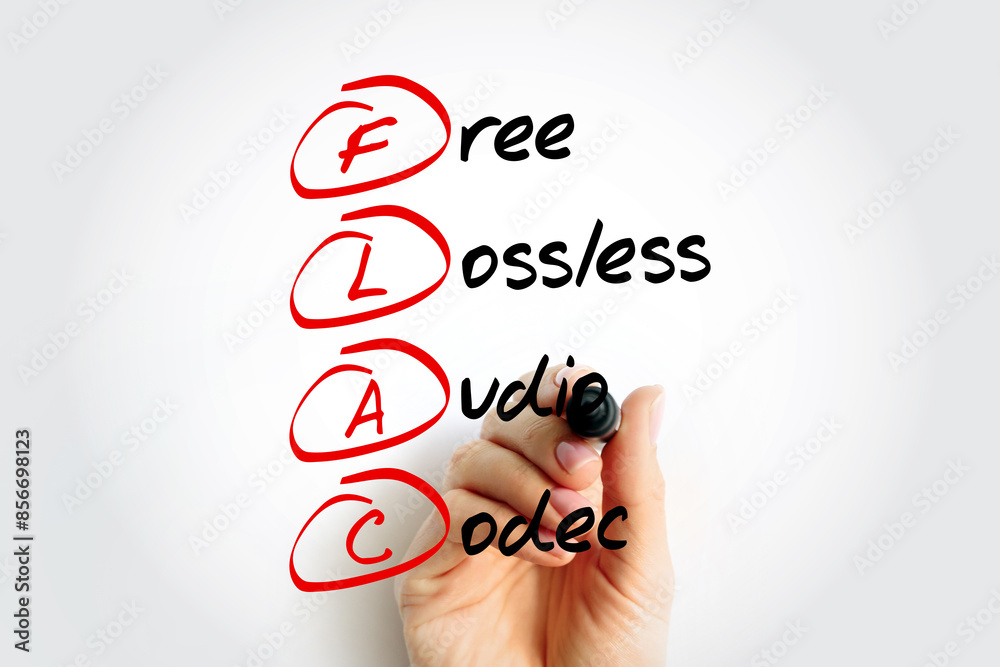 Poster flac - free lossless audio codec is an audio coding format for lossless compression of digital audio