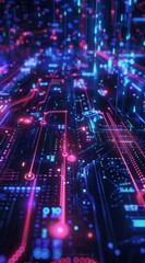 Fototapeta premium Abstract Futuristic Circuit Board