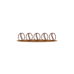Coffee Bean Strength Icon Chart